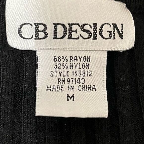 CB Design Crop Top Sweater   Sz M   GUC - Picture 3 of 4